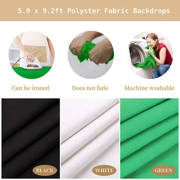 Photography Lighting Kit, Softbox Lighting Kit with Photo Backdrop for Product Photography, Portrait photography, Video Shooting Photography - Image 5